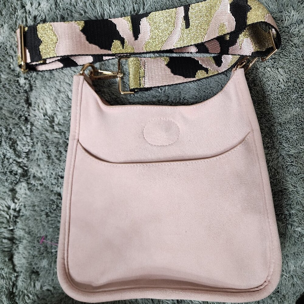 Ahdorned crossbody tote